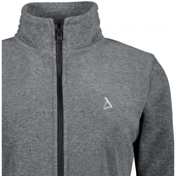  Dámská fleece mikina ALTISPORT ALW002853 ČERNÝ MELÍR 