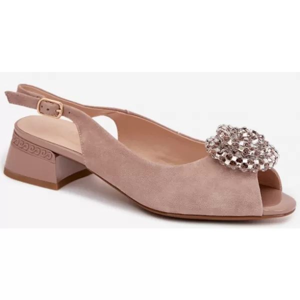  Dámské sandály D&A 41955-19 BEIGE 