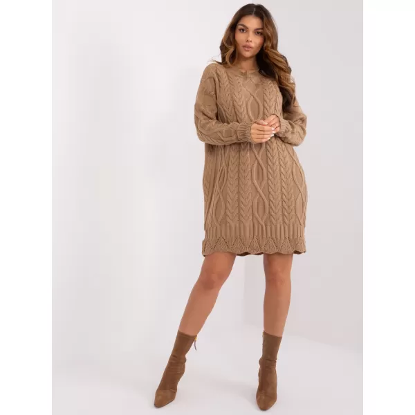  Dámské šaty RUE PARIS LC-SK-8012-2.25P DARK BEIGE 