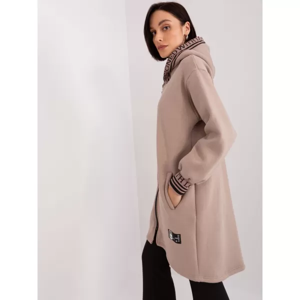  Dámská mikina RELEVANCE RV-BL-9225.96P DARK BEIGE 