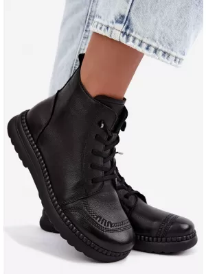 Dámské kotníkové boty VINCEZA 107249 BLACK