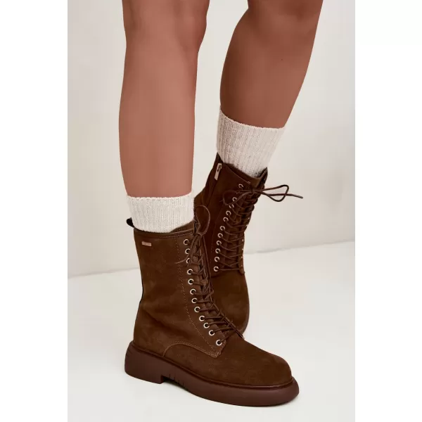  Dámské boty BIG STAR SHOES UU274611 BROWN/BEIGE 