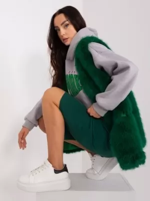 Dámská vesta WOOL FASHION ITALIA AT-KZ-2368.00P DARK GREEN