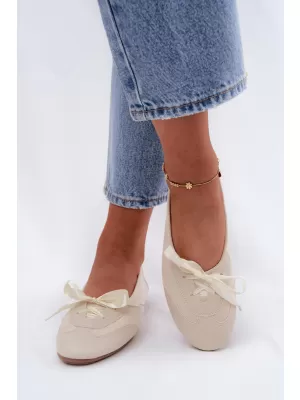Dámské baleríny BOTO 8531 BEIGE