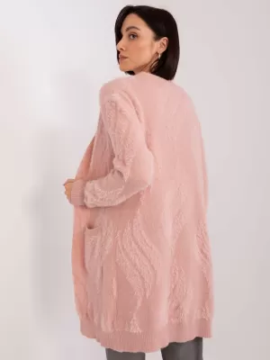 Dámský svetr WOOL FASHION ITALIA AT-SW-234501.00P BRIGHT PINK