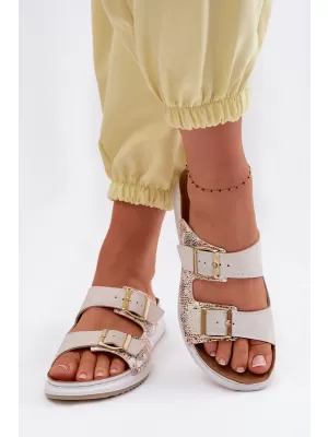 Dámské pantofle INBLU SD000001 BEIGE