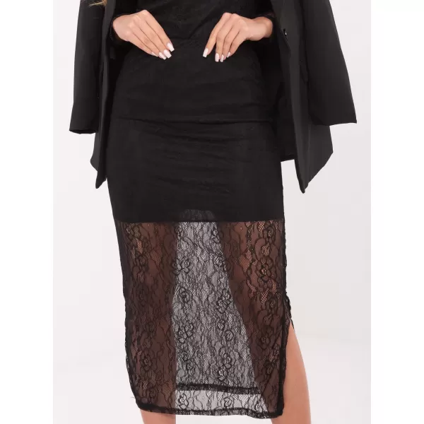  Dámská sukně RUE PARIS MI-SD-122436.60 NOIRE 