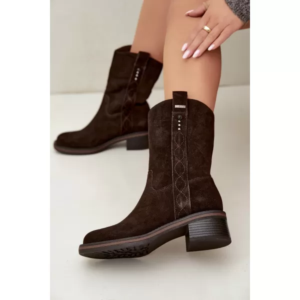  Dámské boty BIG STAR SHOES UU274607 CHOCOLATE 