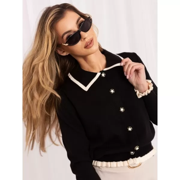  Dámský svetr ITALY MODA IR-SW-QF9581.13 BLACK 