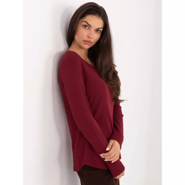  Dámská halenka FACTORY PRICE JM-BZ-2254.80 BURGUNDY 