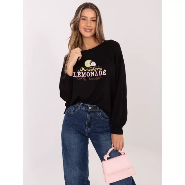  Dámská mikina RUE PARIS RV-BL-A1218.11P BLACK 