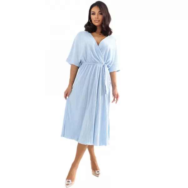  Dámské šaty LAKERTA LK-SK-509699.85 LIGHT BLUE 