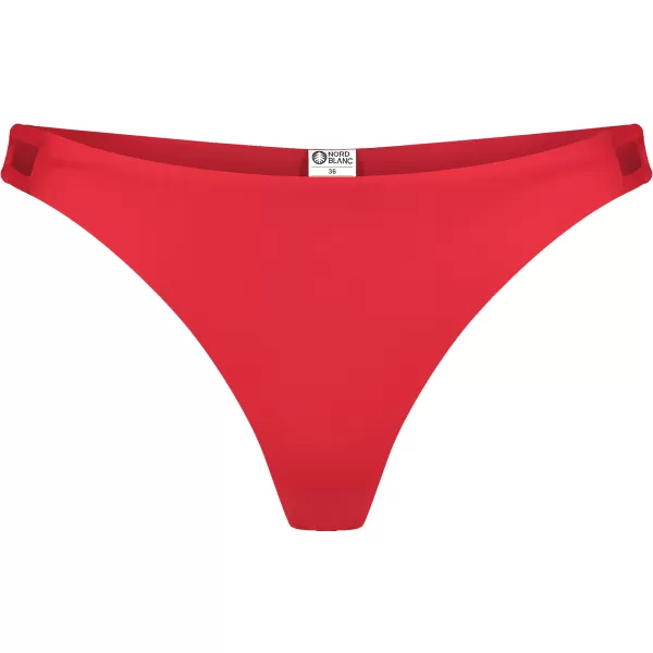  Dámské bikiny - spodní díl NORDBLANC TWINKLE NBSSS8242 ČERVENÁ 