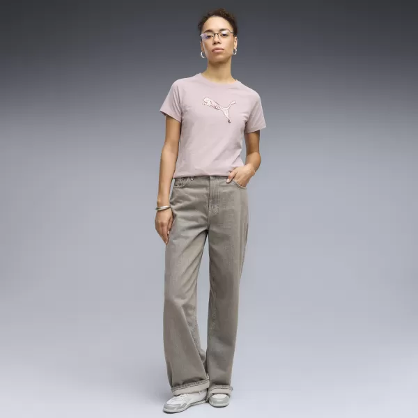  Dámské triko PUMA ESS SEQUINS TEE 69457649 MISTY PINK 