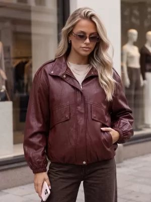 Dámská bunda DSTREET BORDOVÁ
