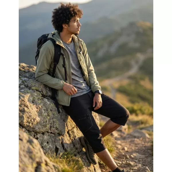  Pánské capri kalhoty ALPINE PRO WEDER 2 BLACK 
