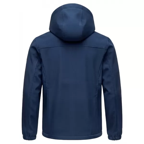  Pánská softshellová bunda OMBRE C581 NAVY BLUE 