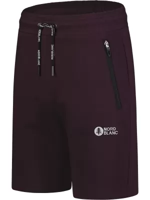 Pánské bavlněné kraťasy NORDBLANC RELAXEDFIT NBSPM8254 FIALOVÁ