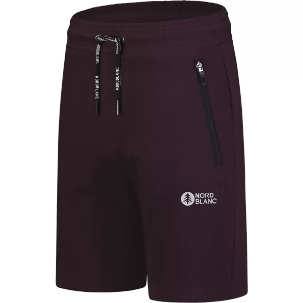  Pánské bavlněné kraťasy NORDBLANC RELAXEDFIT NBSPM8254 FIALOVÁ 