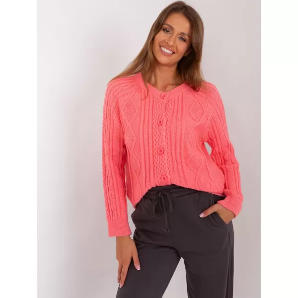  Dámský svetr WOOL FASHION ITALIA AT-SW-2346-2.99P CORAL 