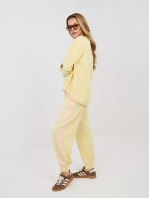 Dámská tepláková souprava RUE PARIS IT-KMPL-22216.72 BRIGHT YELLOW