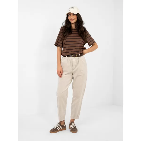  Dámské kalhoty ITALY MODA IT-SP-FL9767-1.02 BEIGE 