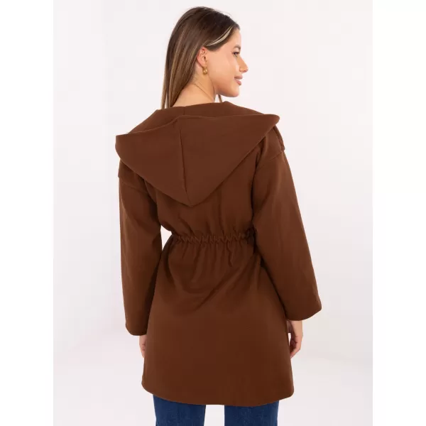 Dámský kabát RUE PARIS IT-PL-A9587.00 BROWN 