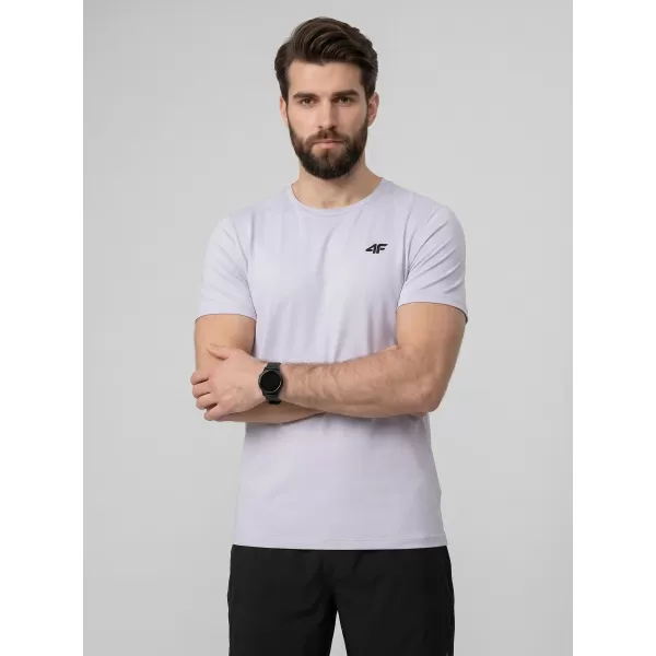 Pánské triko 4F 4FWAW25TTSHM2373 OFF WHITE 