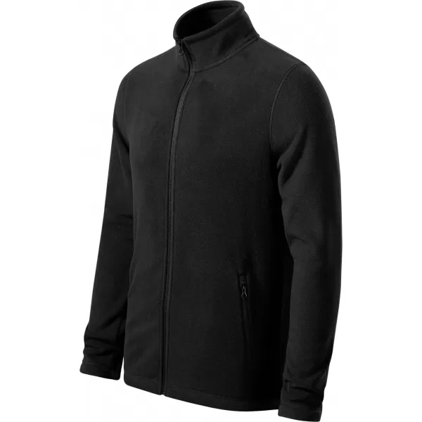  Pánská micro fleece mikina MALFINI FACTOR 852 ČERNÁ 