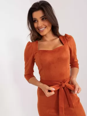 Dámské šaty LAKERTA LK-SK-509131.11 DARK ORANGE