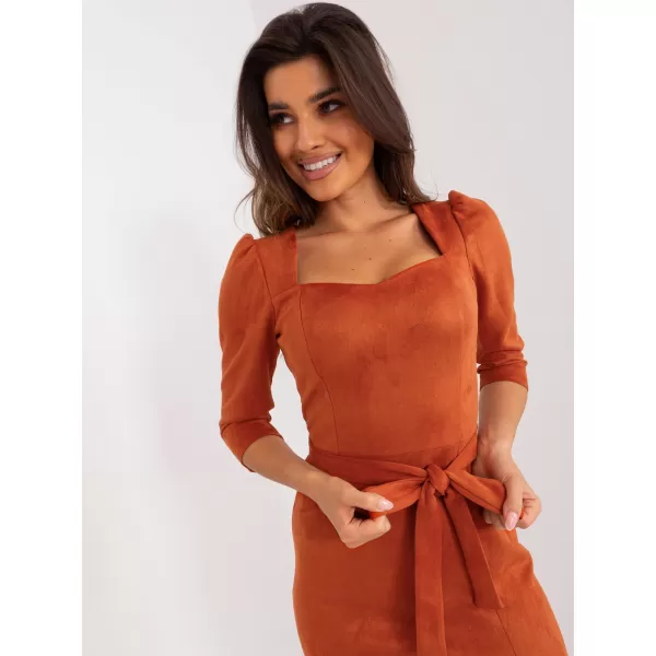  Dámské šaty LAKERTA LK-SK-509131.11 DARK ORANGE 