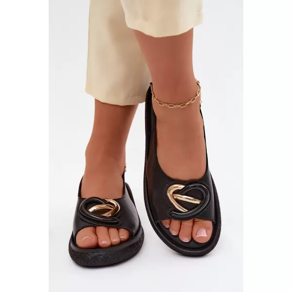  Dámské sandály S.BARSKI KV61-6047 BLACK 