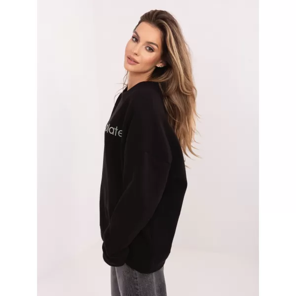  Dámská mikina RUE PARIS RV-BL-A1036.47 BLACK AND GREEN 