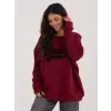 Dámská mikina RUE PARIS RV-BL-A1080.47 BURGUNDY