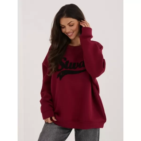  Dámská mikina RUE PARIS RV-BL-A1080.47 BURGUNDY 