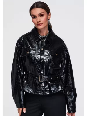 Dámská bunda OMBRE OW-JAFL-0141 BLACK