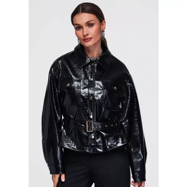  Dámská bunda OMBRE OW-JAFL-0141 BLACK 