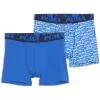 Dětské boxerky PUMA BOYS SCATTERED LOGO PRINT BOXERS 2P 94780302 BLUE/NAVY