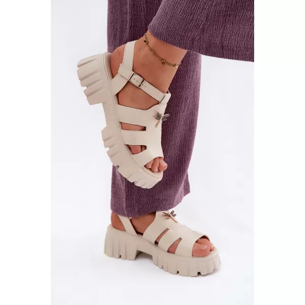  Dámské sandály VINCEZA 79627 BEIGE 