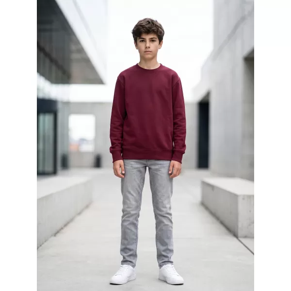  Dětská mikina MALFINI CREW 427 GARNET 