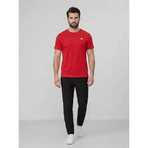  Pánské triko 4F 4FWMM00TTSHM3341 RED 