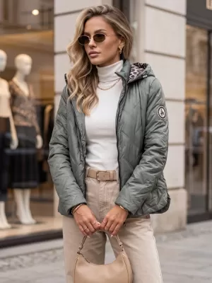 Dámská bunda DSTREET ZELENÁ