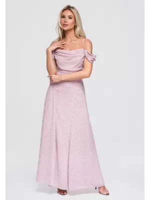 Dámské šaty LARICA LA-OM-DLR388 PINK