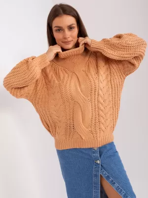 Dámský svetr WOOL FASHION ITALIA AT-SW-2350.91P PEACH