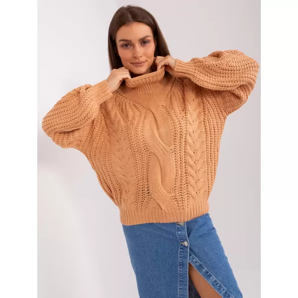  Dámský svetr WOOL FASHION ITALIA AT-SW-2350.91P PEACH 
