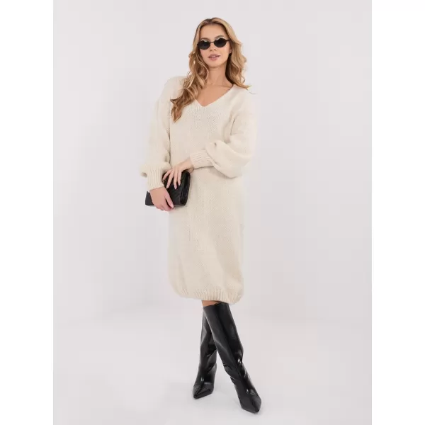  Dámské šaty FACTORY PRICE IN-SK-5962.22 LIGHT BEIGE 