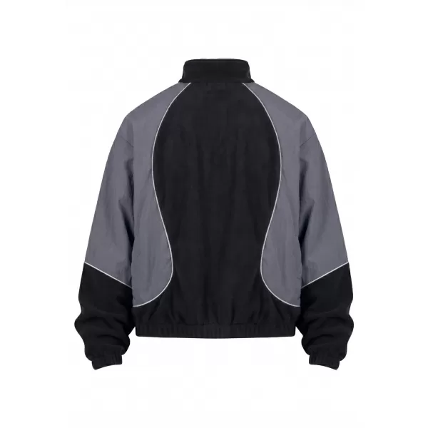 Pánská tepláková bunda URBAN CLASSICS TB8602-07652 BLACK/MAGNET 