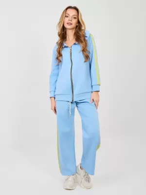 Dámská tepláková souprava RUE PARIS IT-KMPL-21782.93 LIGHT BLUE