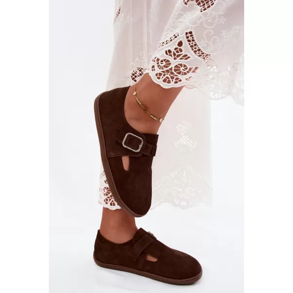  Dámské polobotky BOTO JH578 BROWN 