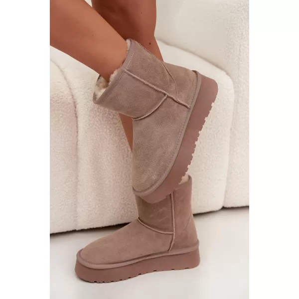  Dámské sněhule BOTO W5825 BEIGE 
